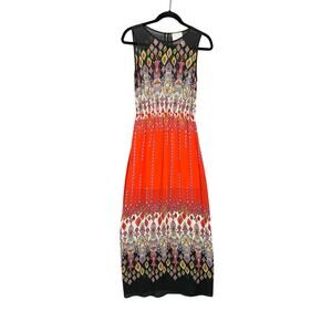 Romeo & Juliet Couture Boho Sheer Sleeveless Boho Maxi Dress Women Size Medium